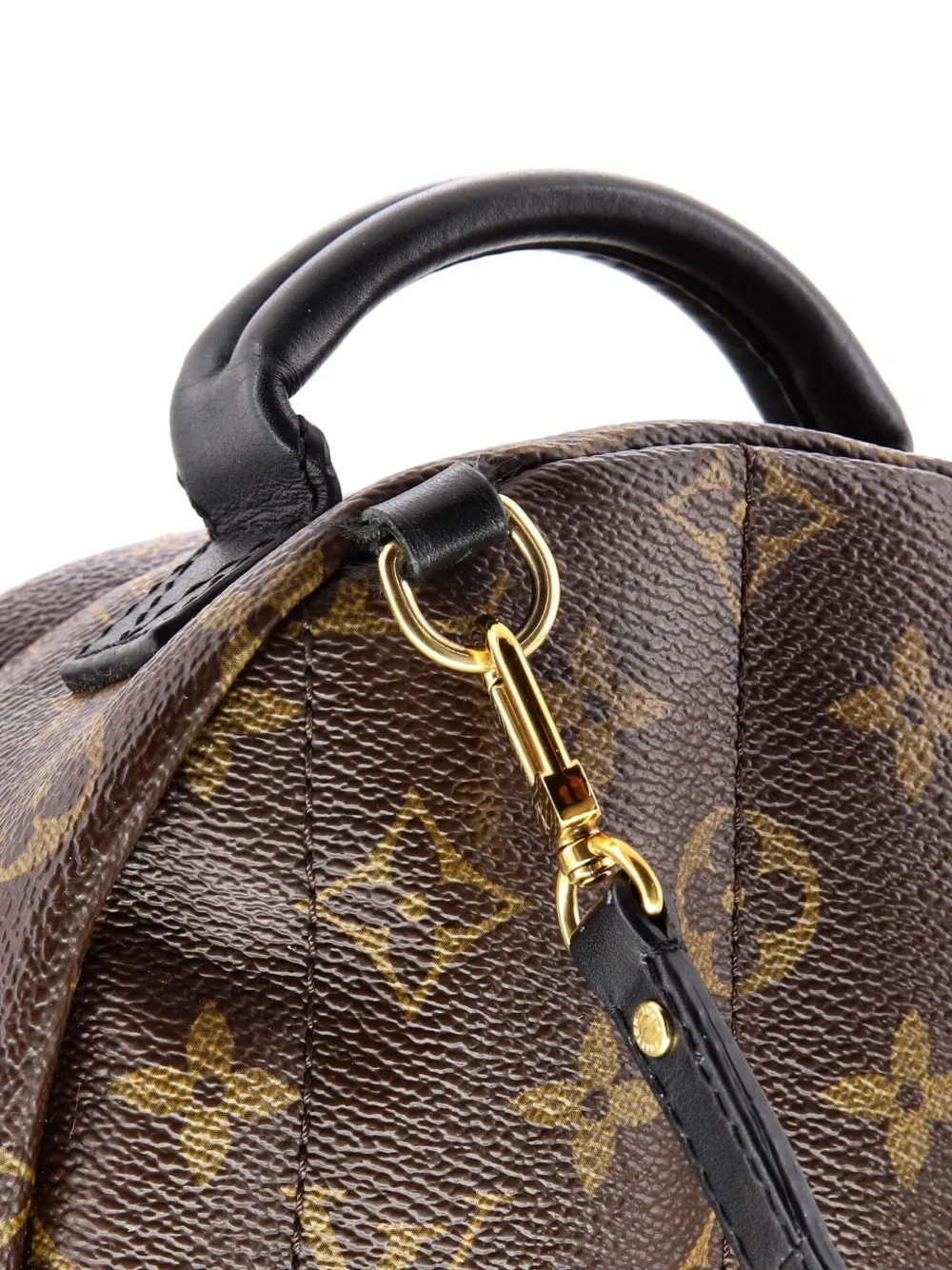 LOUIS VUITTON Pre-owned Palm Springs Monogram Canvas Mini Backpack In Brown