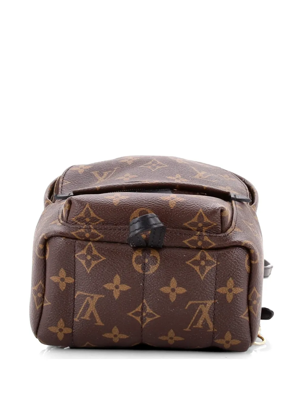LOUIS VUITTON Pre-owned Palm Springs Monogram Canvas Mini Backpack In Brown