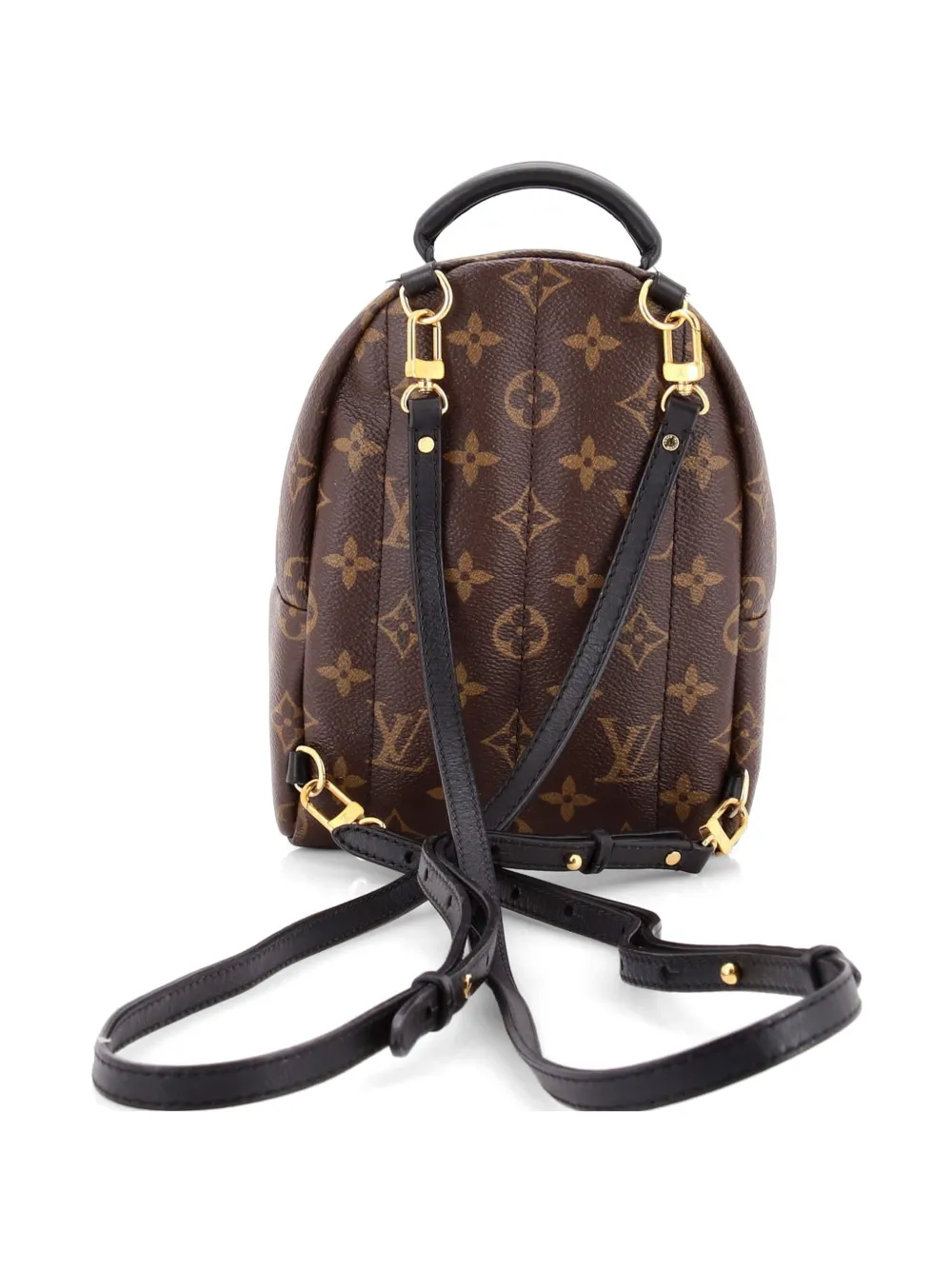 LOUIS VUITTON Pre-owned Palm Springs Monogram Canvas Mini Backpack In Brown