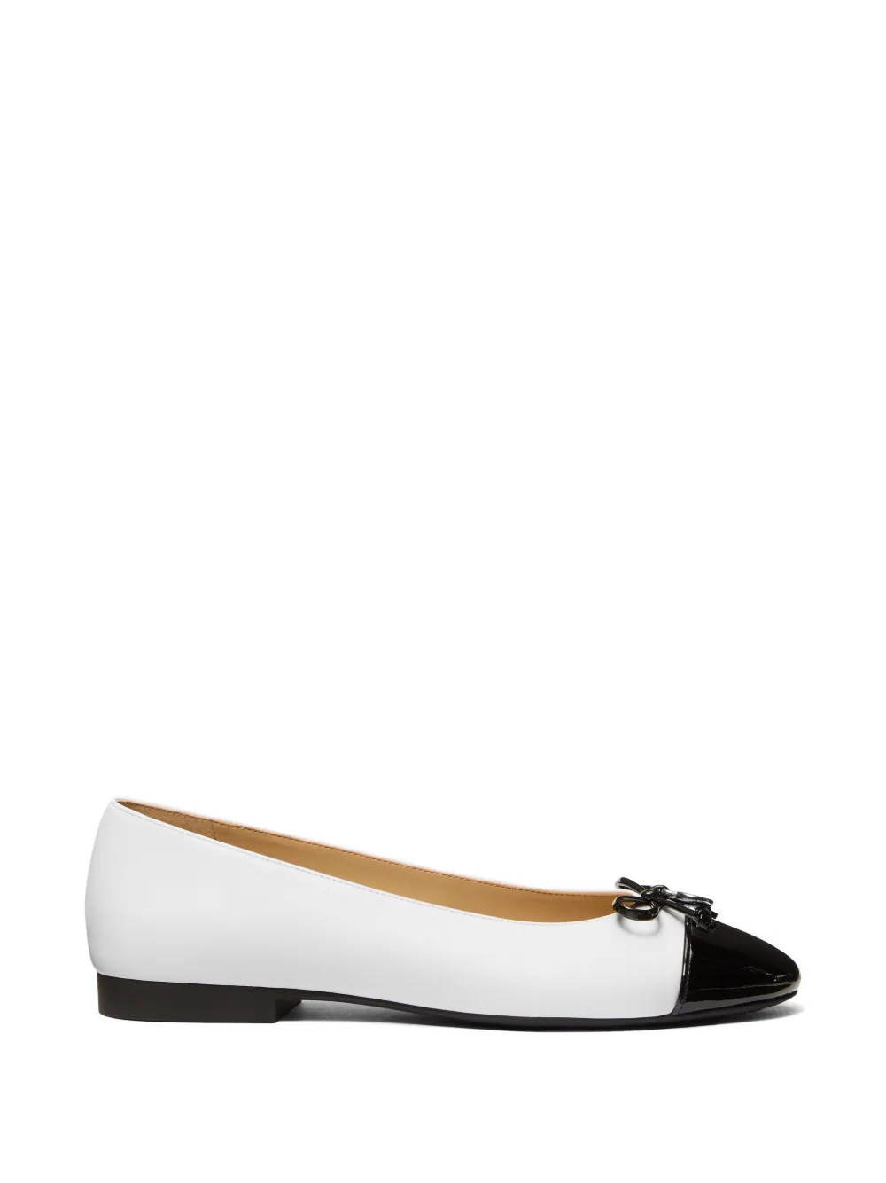 Michael Kors Piper cap-toe ballet flats - Bianco