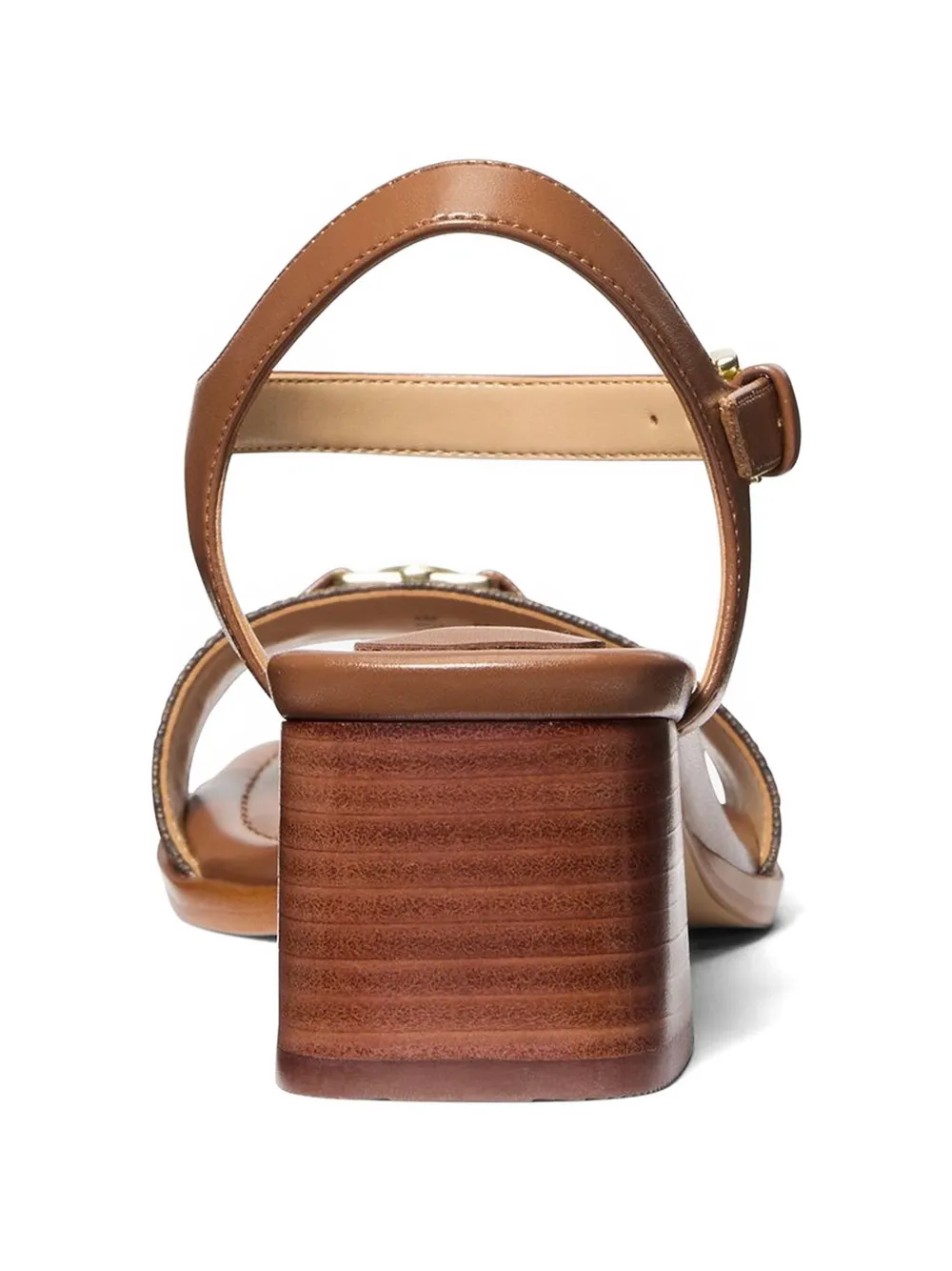 Michael Kors Mandy logo-plaque sandals Bruin