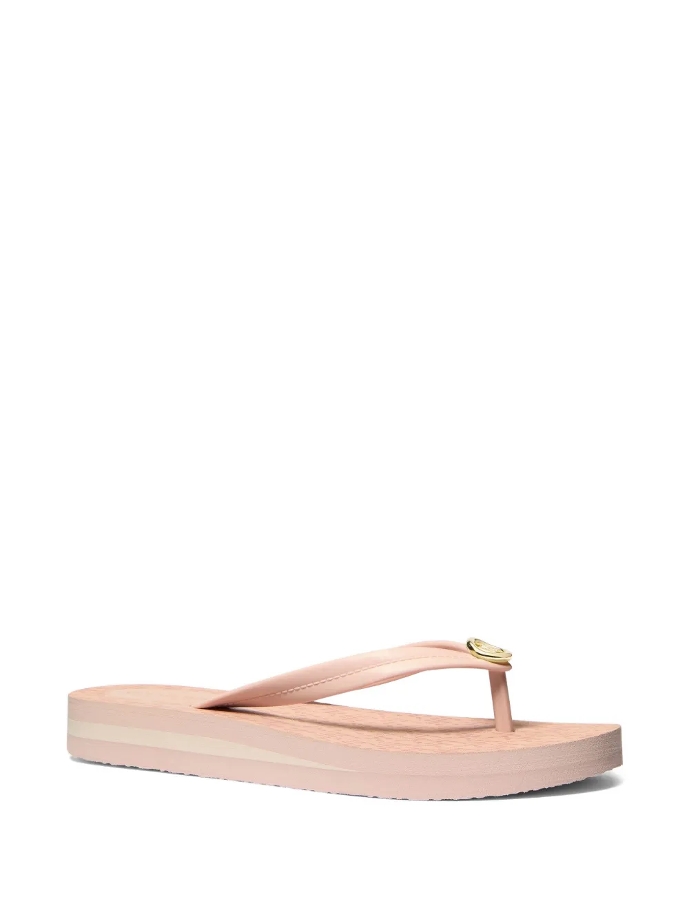 Michael Kors Posie teenslippers met logo Roze