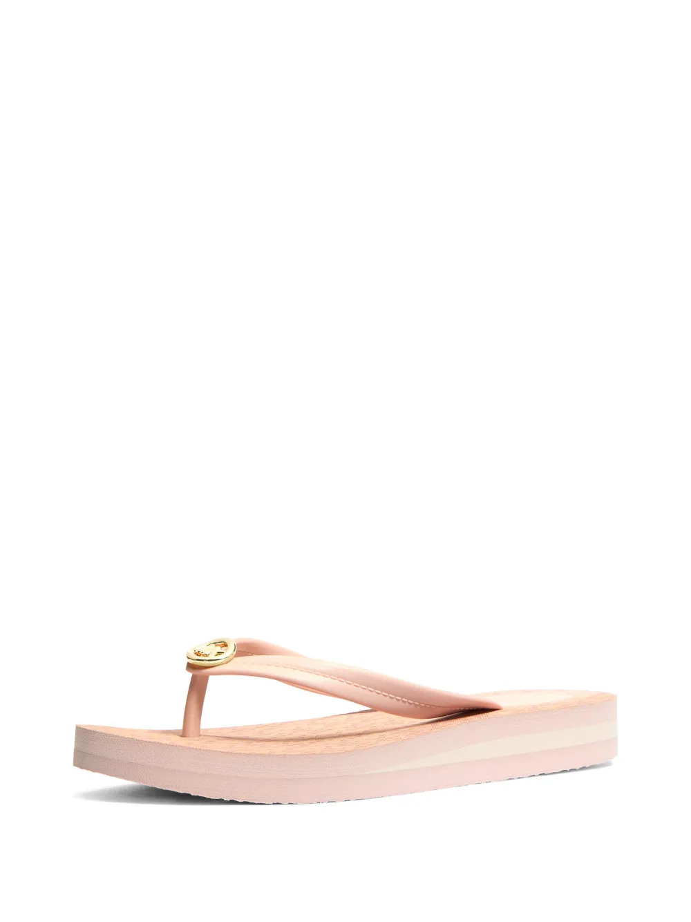 Michael Kors Posie teenslippers met logo Roze