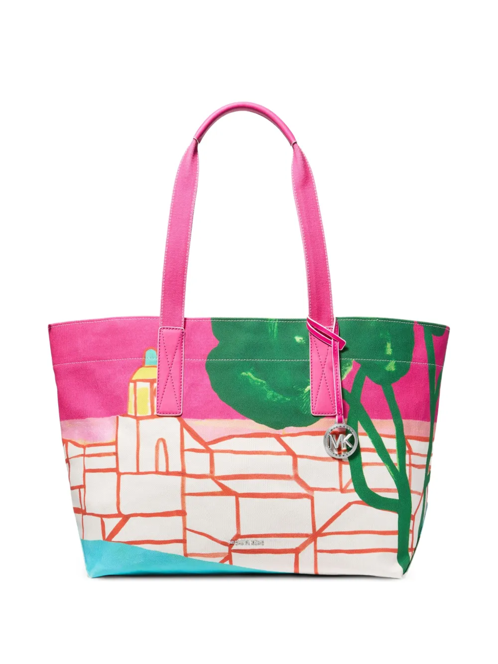 Michael Kors Borsa tote con stampa grafica - Rosa