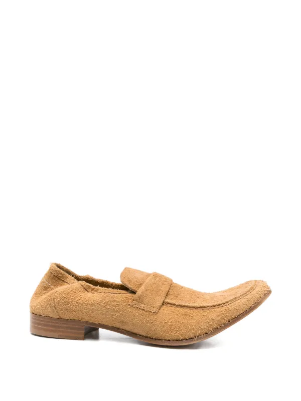 MM6 Maison Margiela Penny-slot Loafers in Neutrals
