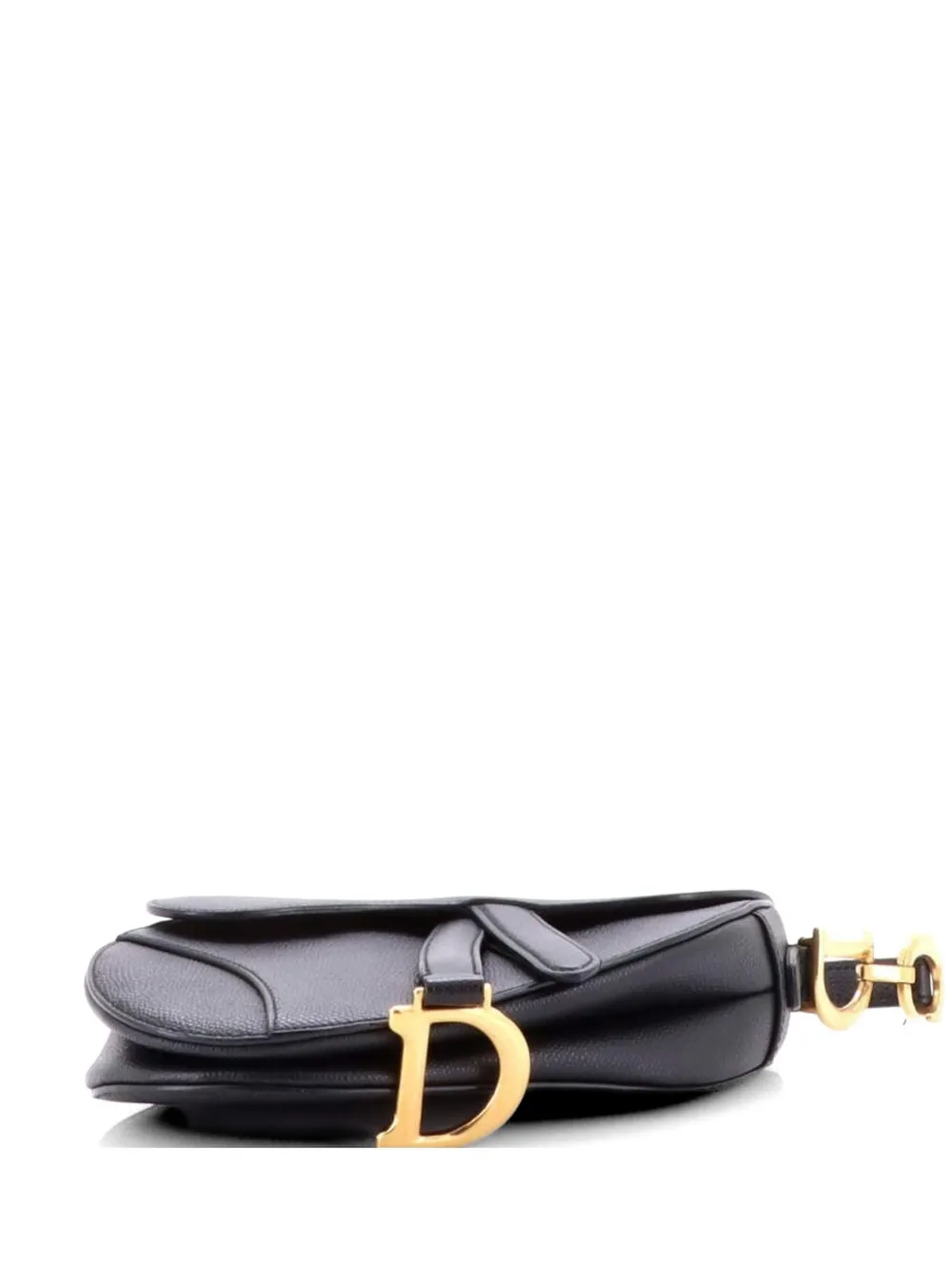 Christian Dior Pre-Owned Saddle Handbag Leather Mini shoulder bag - Nero