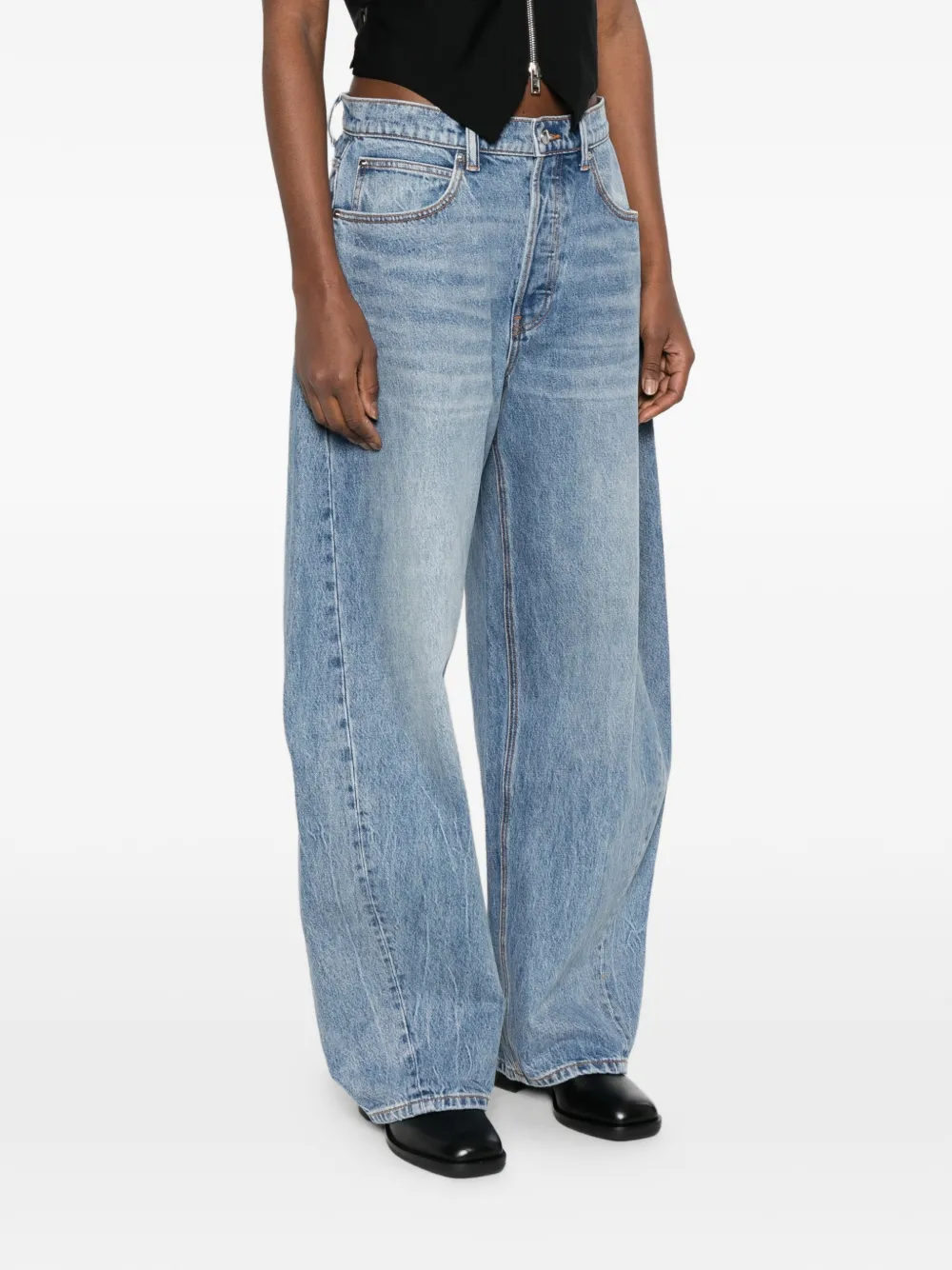  Alexander Wang Button Jeans - Blue 