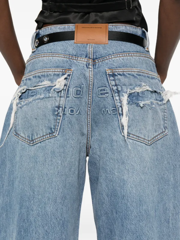 Alexander Wang wide-leg five-pocket Jeans | Blue | FARFETCH