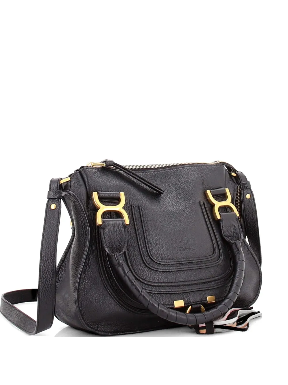 Chloé Pre-Owned Marcie Leather Small satchel - Nero