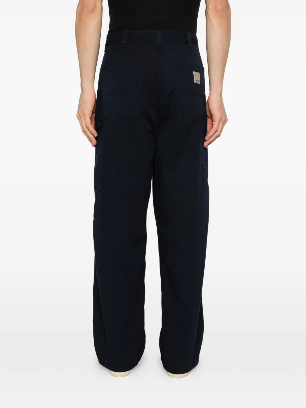 Carhartt WIP Broek met knoopsluiting Blauw
