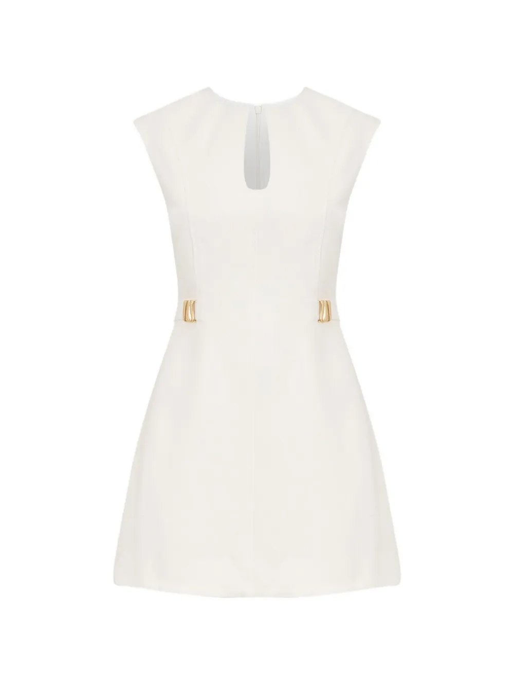 Acler Kearby keyhole mini dress - Bianco