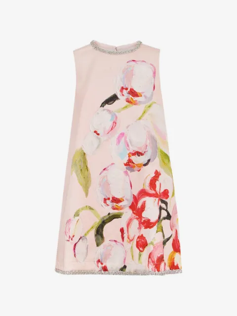 Acler Anglesey floral embellished mini dress