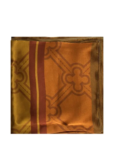 V°73 geometric-pattern scarf