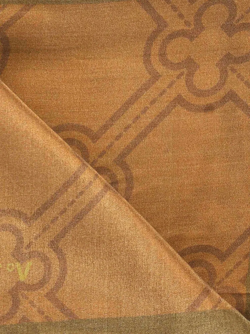  V°73 Geometric-pattern Scarf - Orange 