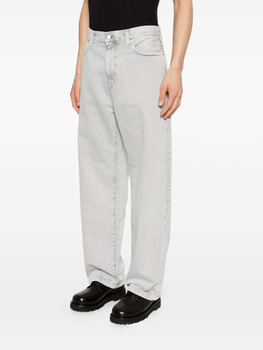 Carhartt WIP Jeans met logodetail Grijs