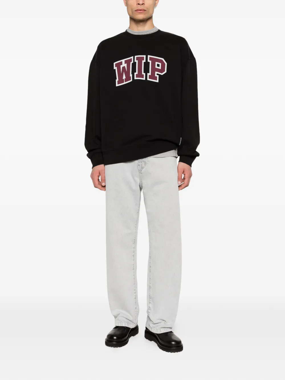 Carhartt WIP Jeans met logodetail Grijs
