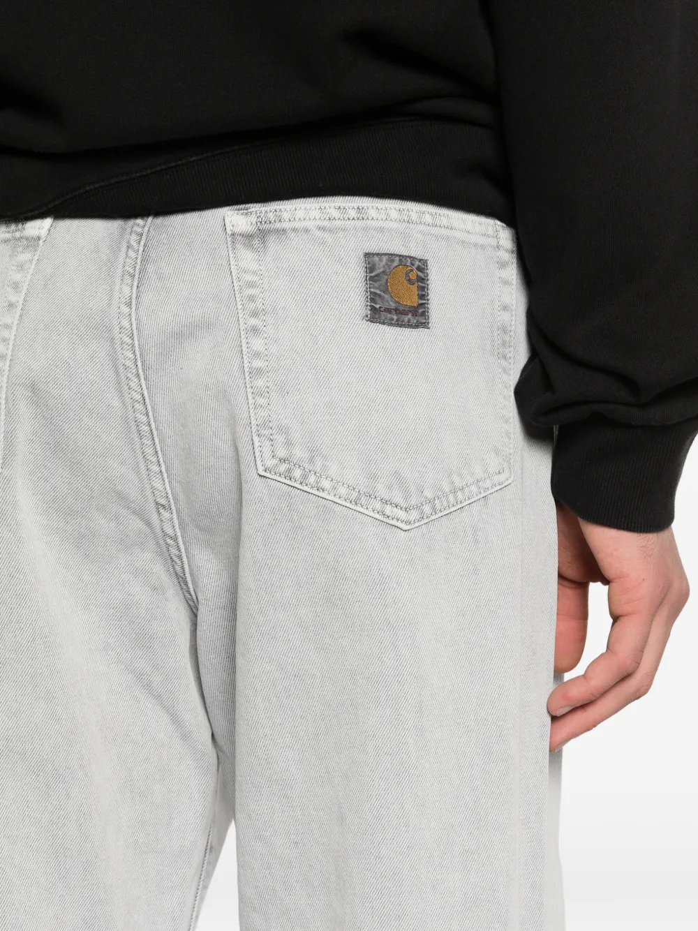 Carhartt WIP Jeans met logodetail Grijs