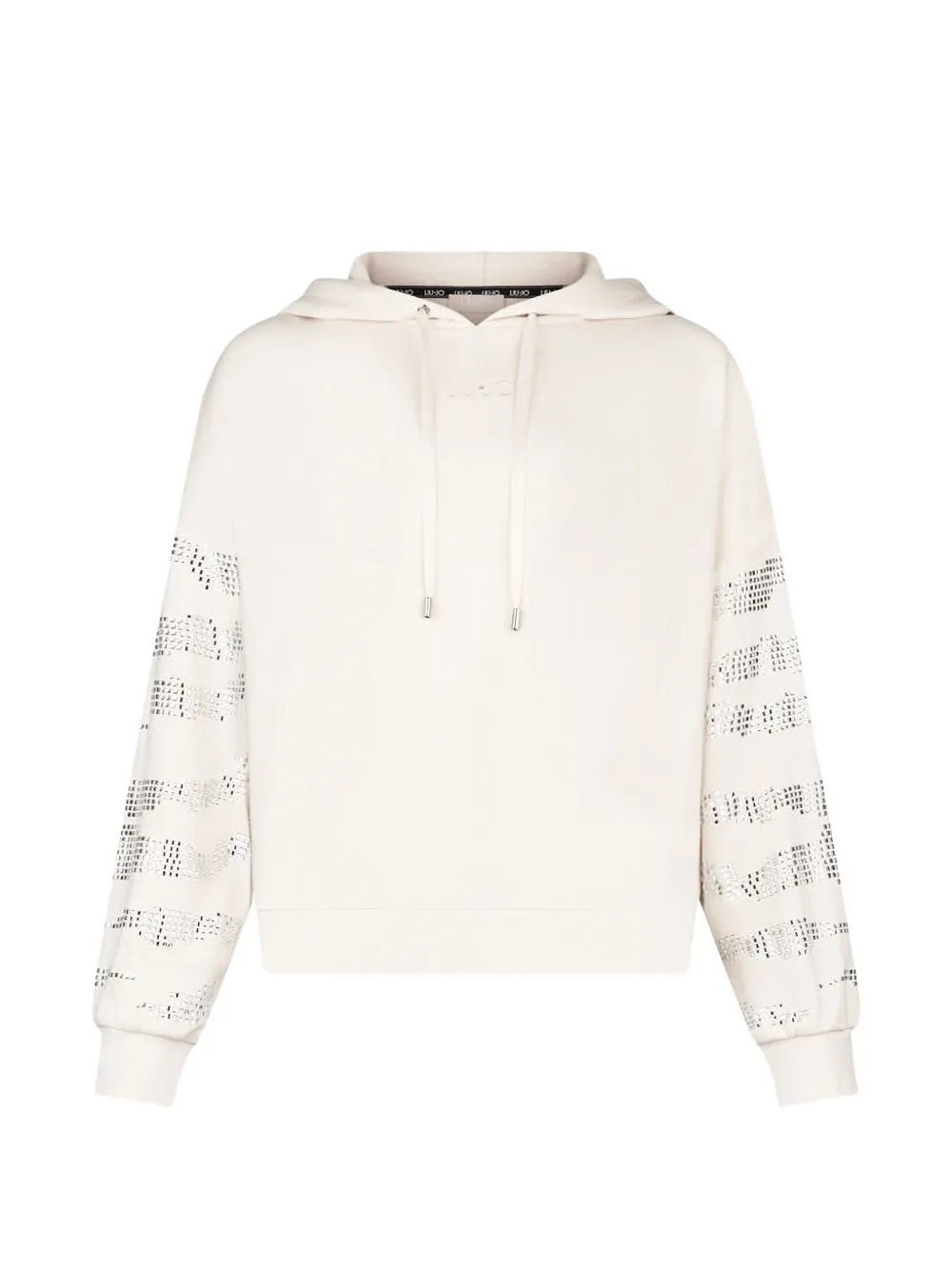 LIU JO appliqué-detail hoodie - Toni neutri