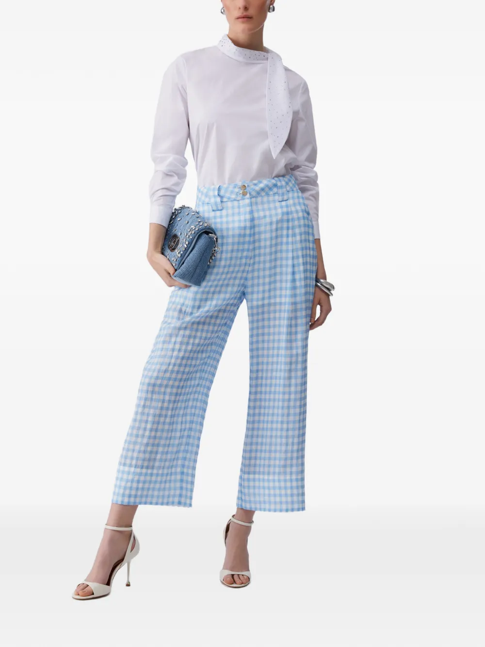  Liu Jo Bow-detail Blouse - White 