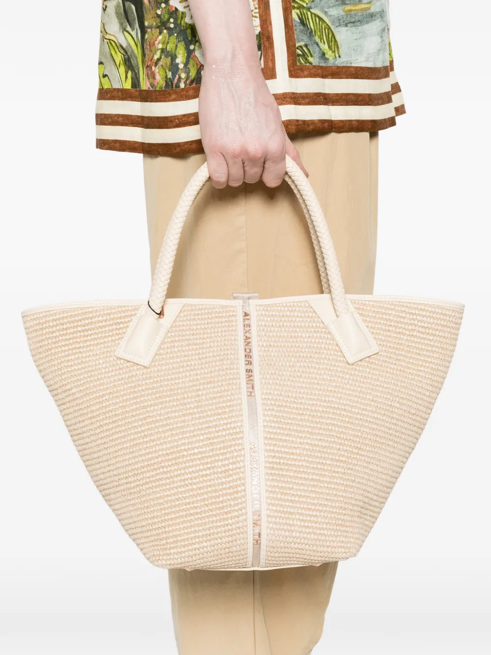  Alexander Smith Medium Lauren Tote Bag - Neutrals 