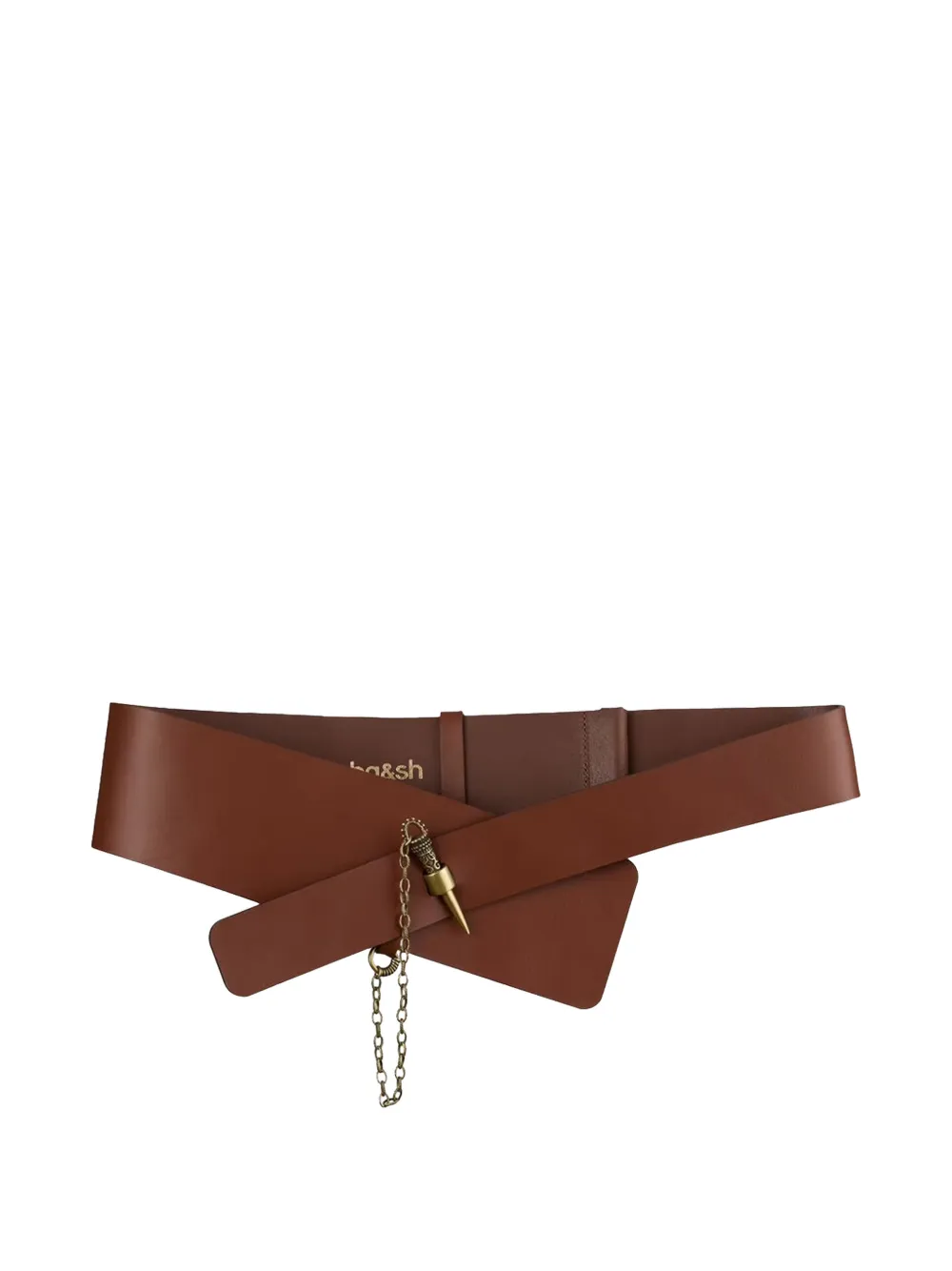 Ba&sh Charm Waist Belt In Brown