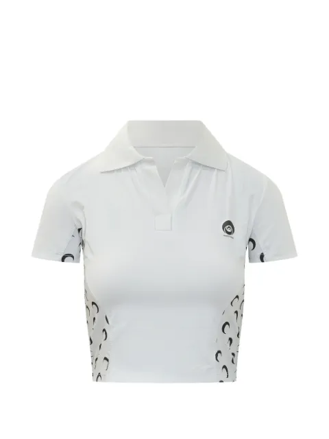 Marine Serre moon polo top