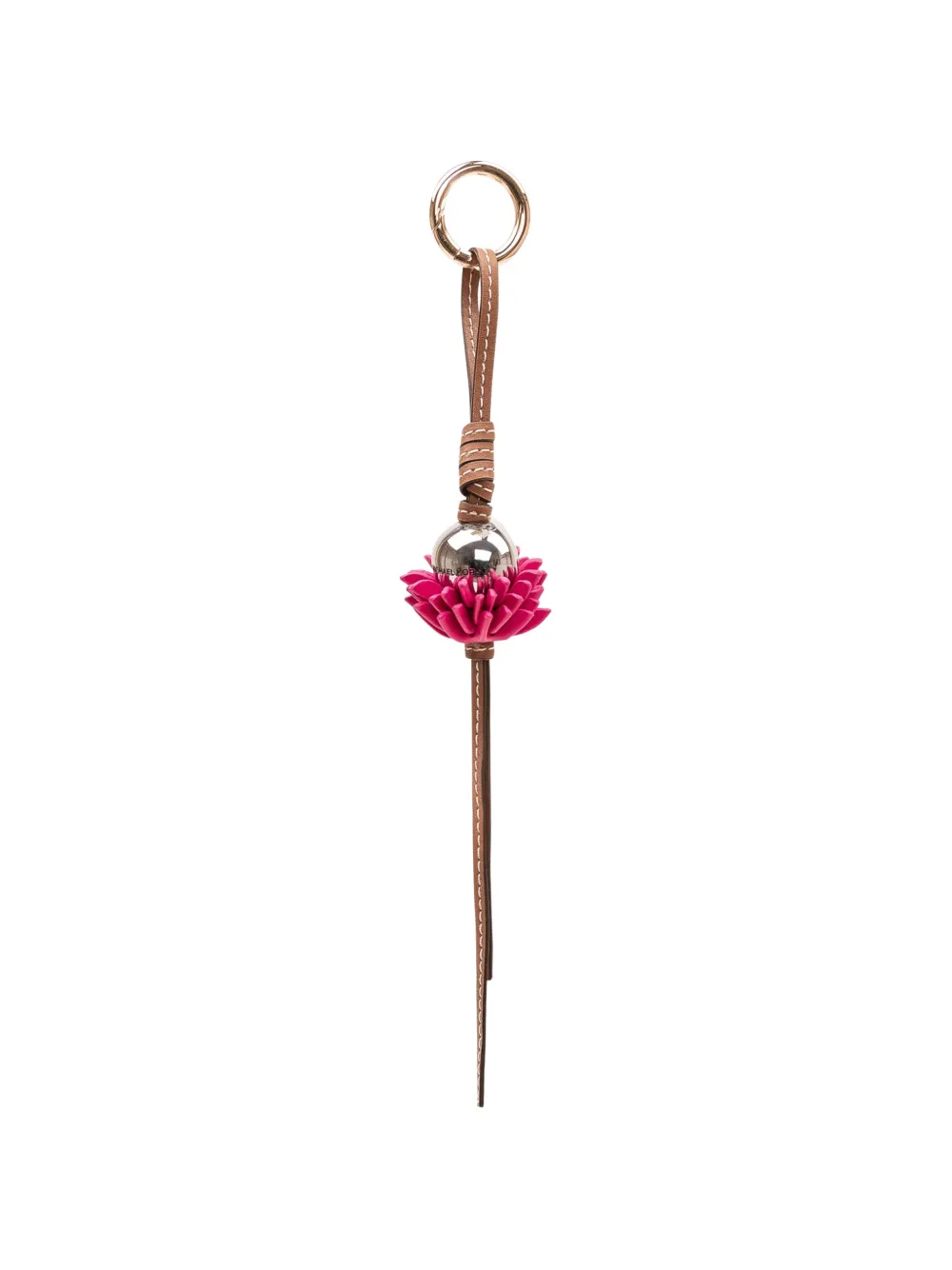 Michael Michael Kors flower burst leather charm - Braun