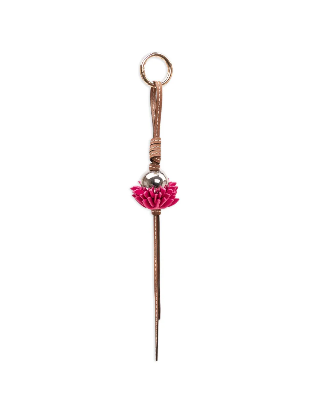 Michael Michael Kors flower burst leather charm - Braun