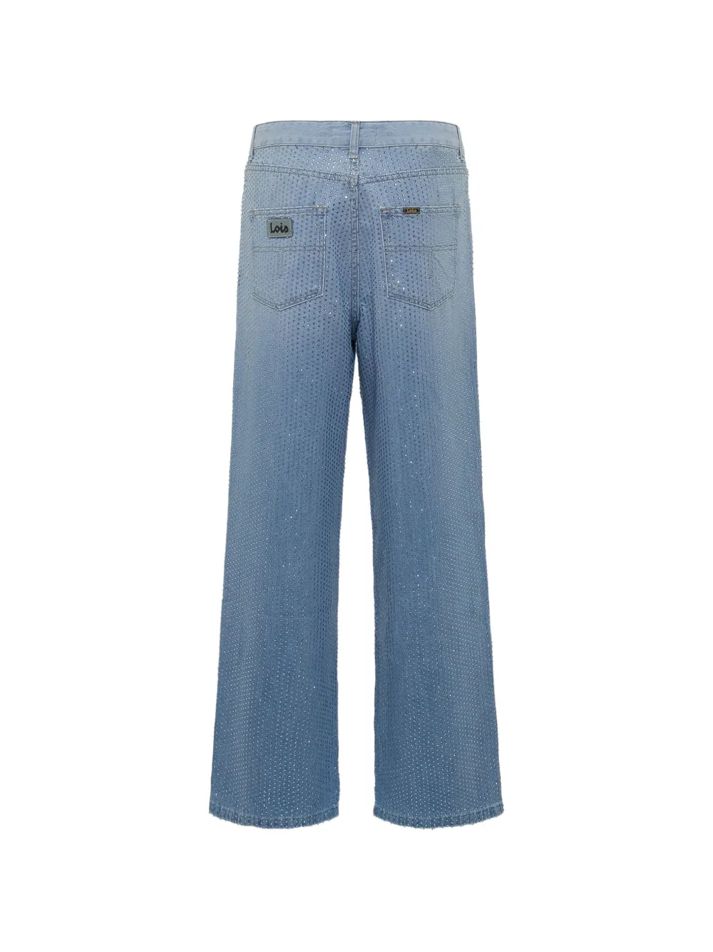  Iois Vaqueros Con Motivo Dip Dye - Azul 