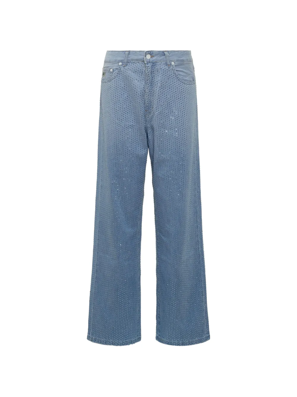 Iois Jeans con fantasia tie dye - Blu