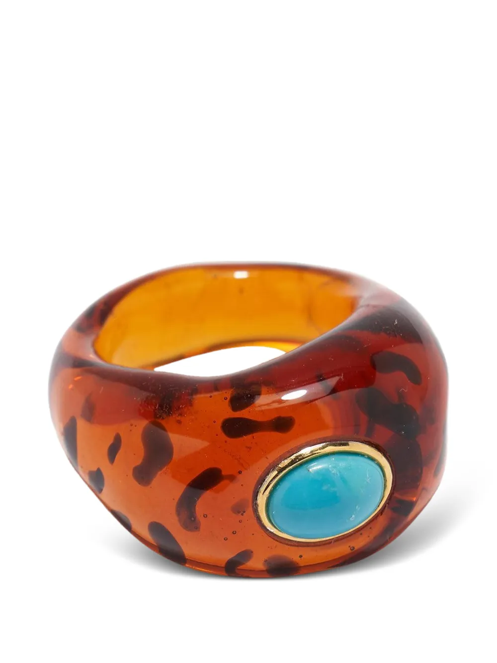 Lizzie Fortunato Monument ring - Marrone