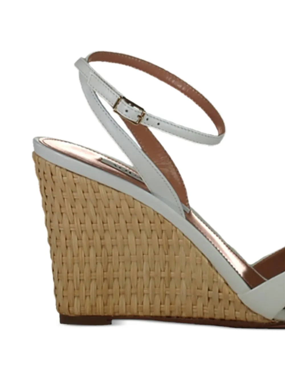 Aquazzura woven tati sandals Grijs