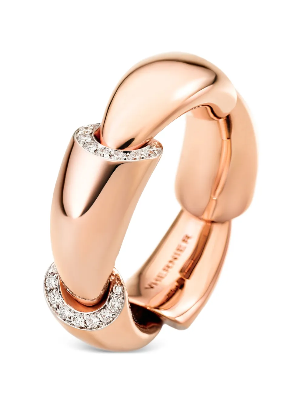 VHERNIER Calla diamond ring - Rosa