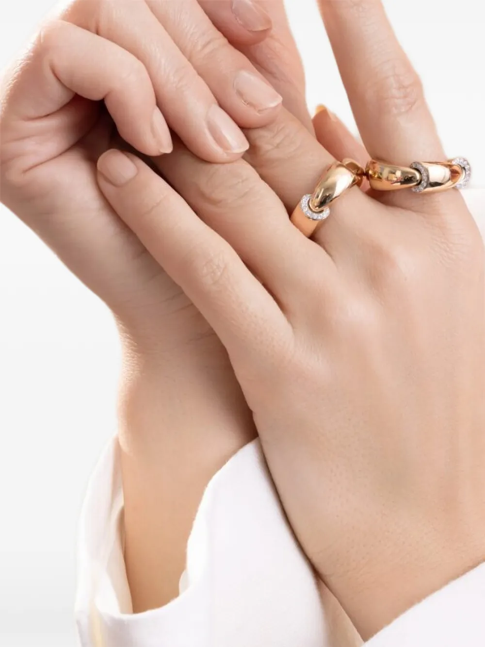  Vhernier Calla Diamond Ring - Pink 