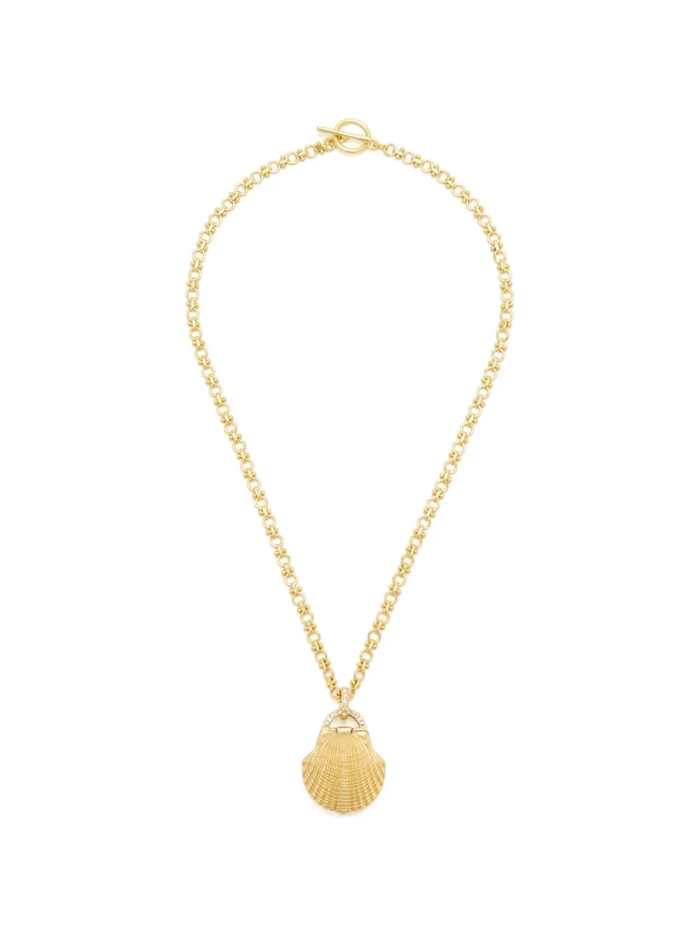 Oceanus shell-pendant necklace - Oro