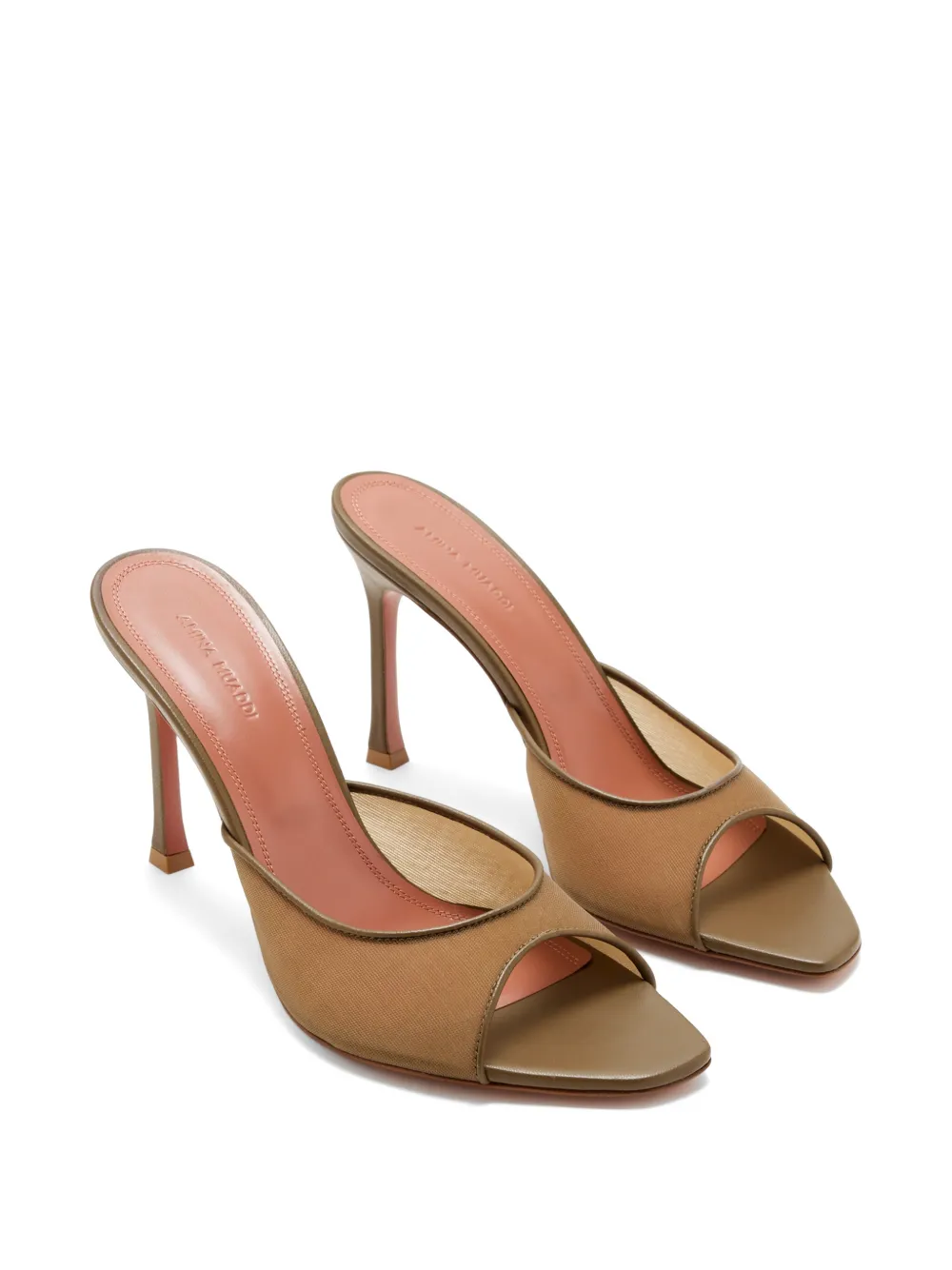 Amina Muaddi Alexa muiltjes - Beige