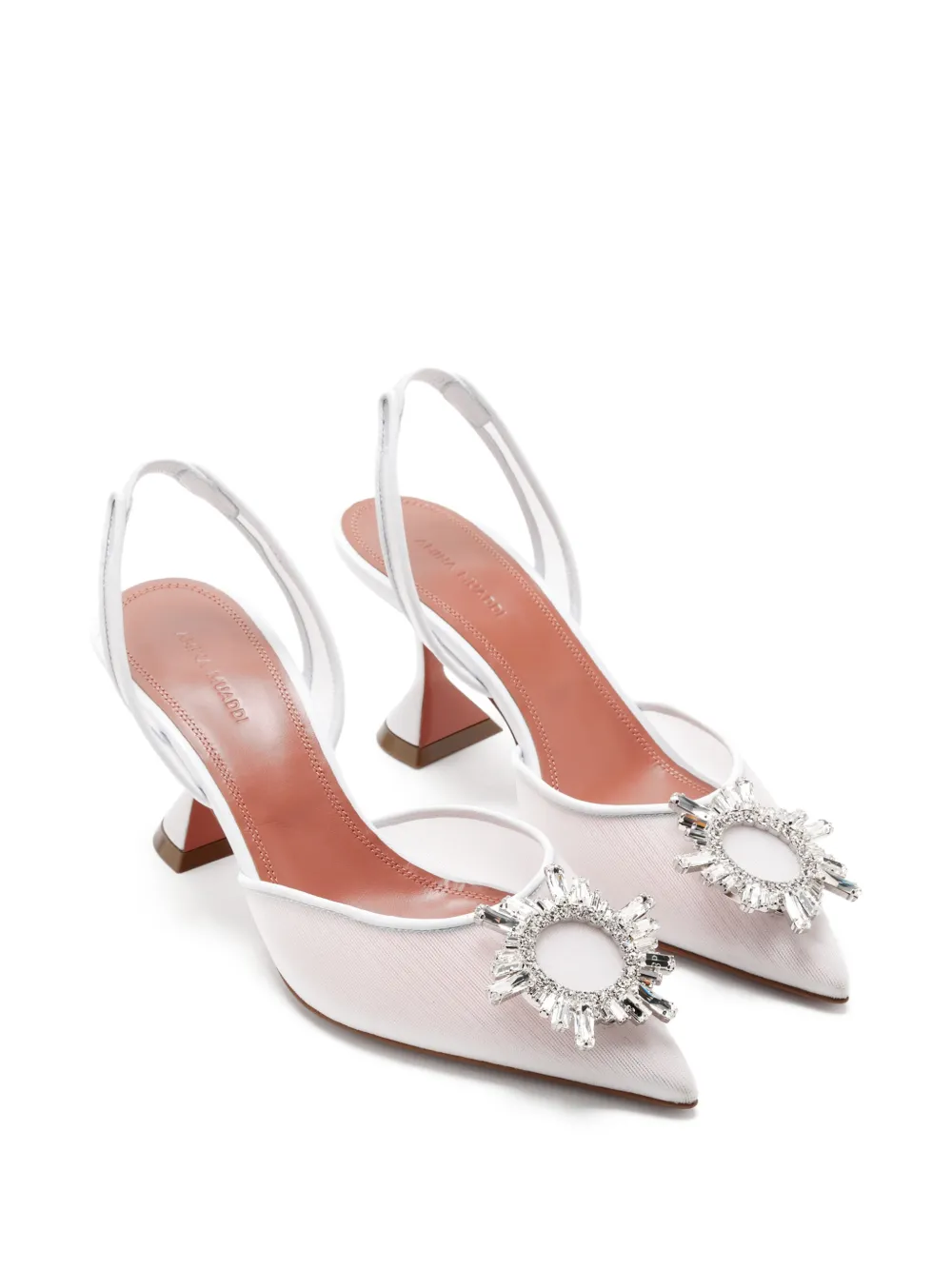 Amina Muaddi Begum pumps - Wit