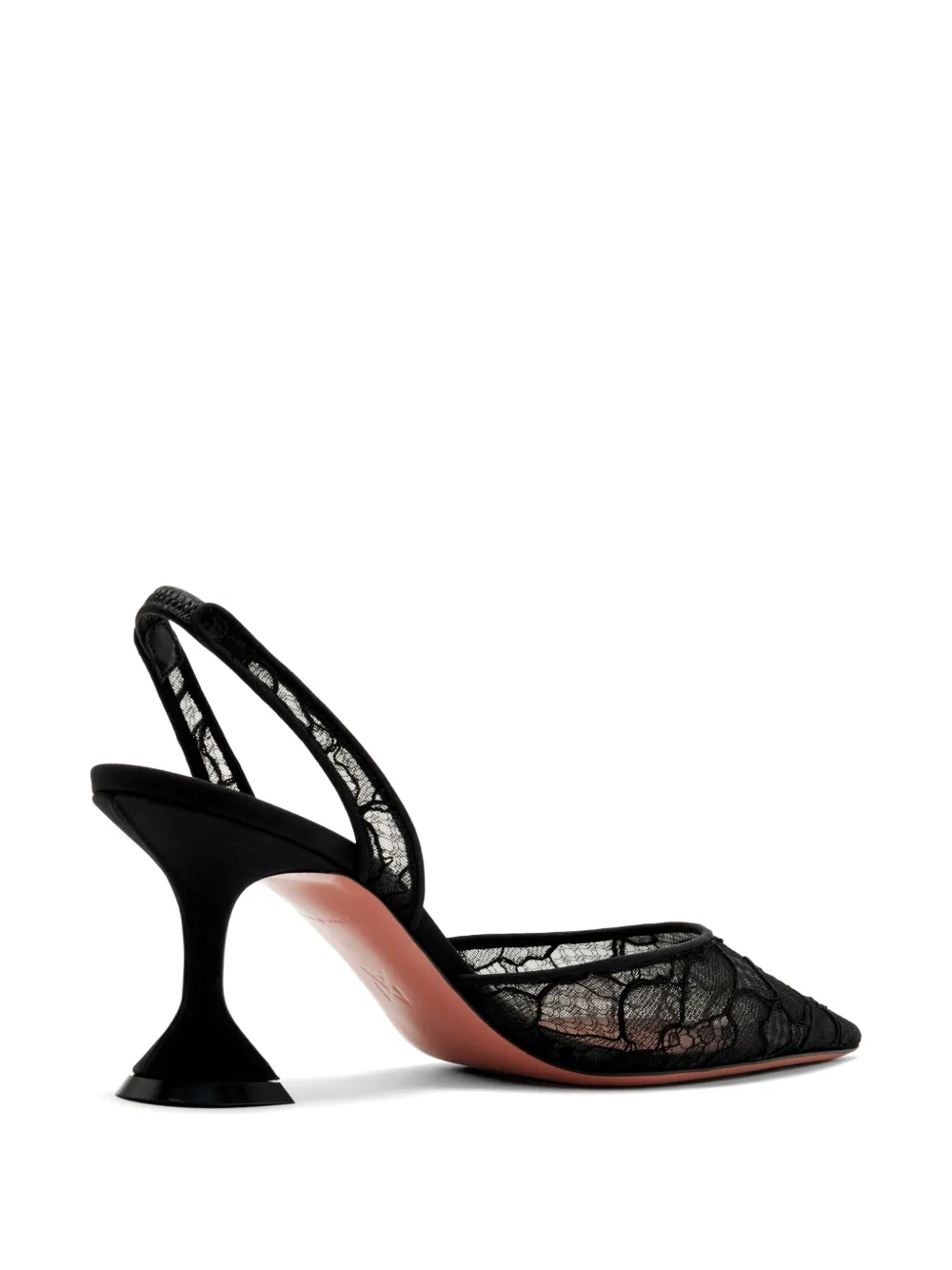 Amina Muaddi Holli slingback pumps Zwart