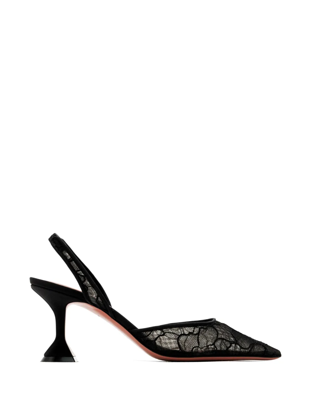Amina Muaddi Holli slingback pumps Zwart