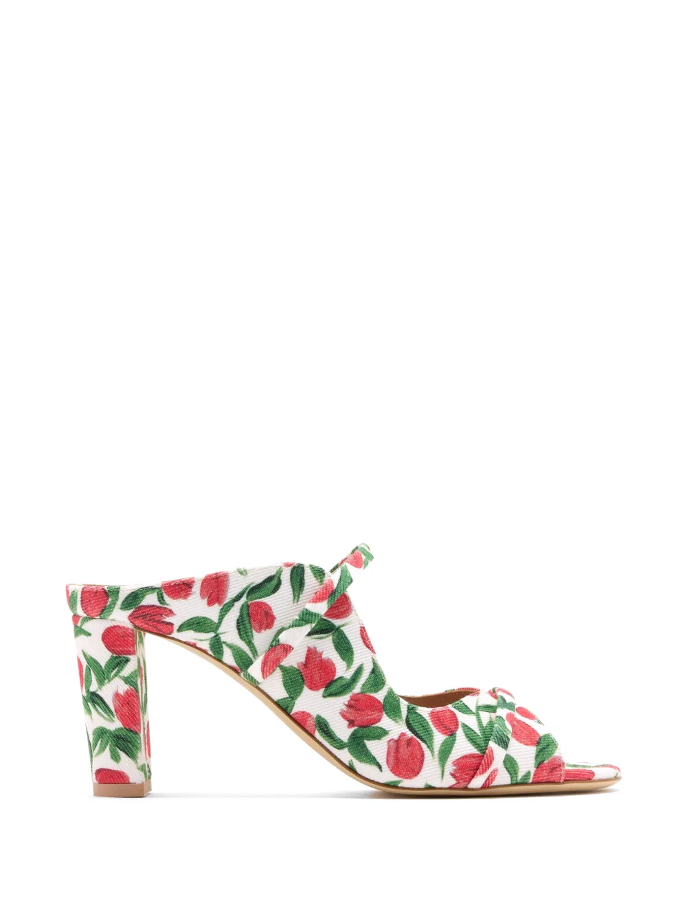 Malone Souliers Norah floral-print sandals Wit