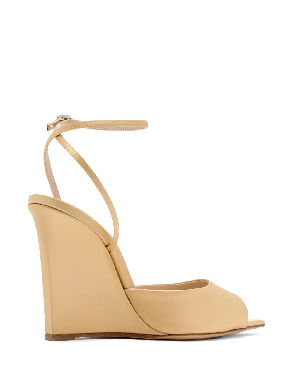 Andrea Wazen Loulou muiltjes met enkelbandje Beige