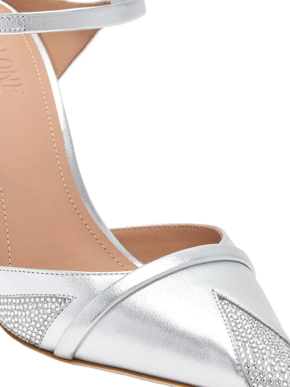 Malone Souliers Uma mules Zilver