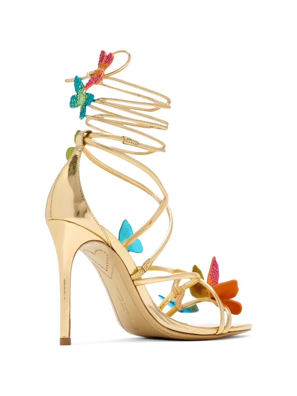 Sophia Webster Vanessa sandalen met vlinder en bandje Goud