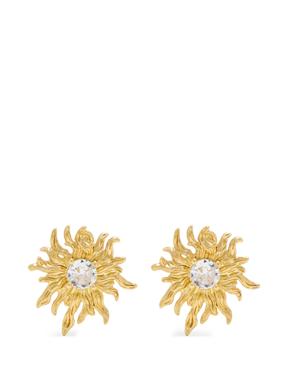 Oceanus Sunburst stud earrings - Oro