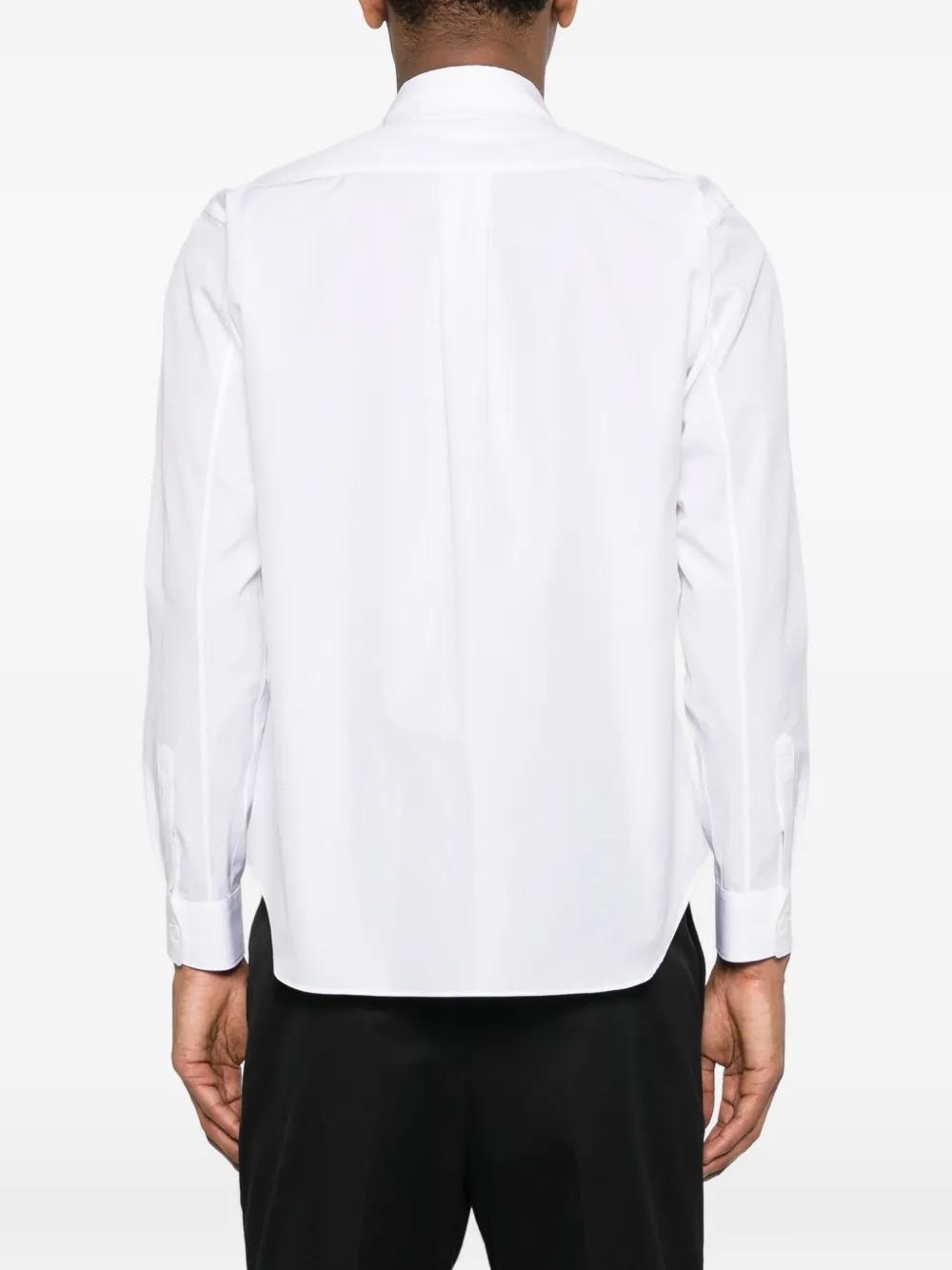 Black Comme Des Garçons Shirt met opgestikte zak Wit