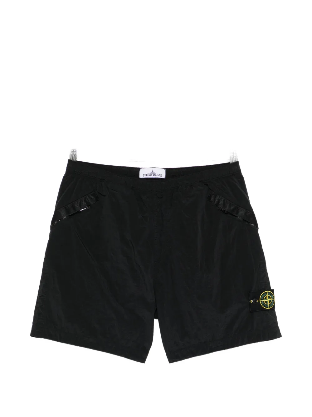 Stone Island zip-pocket shorts - Nero