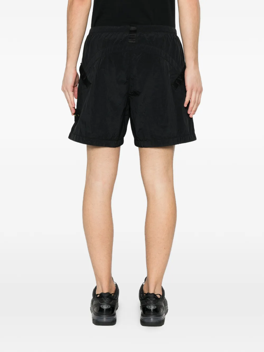 Stone Island l100008 Nylon Metal In Econyl® Shorts | Black | FARFETCH