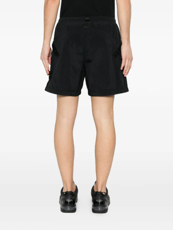 Stone Island L100008 patch-pocket Bermuda Shorts | Black | FARFETCH