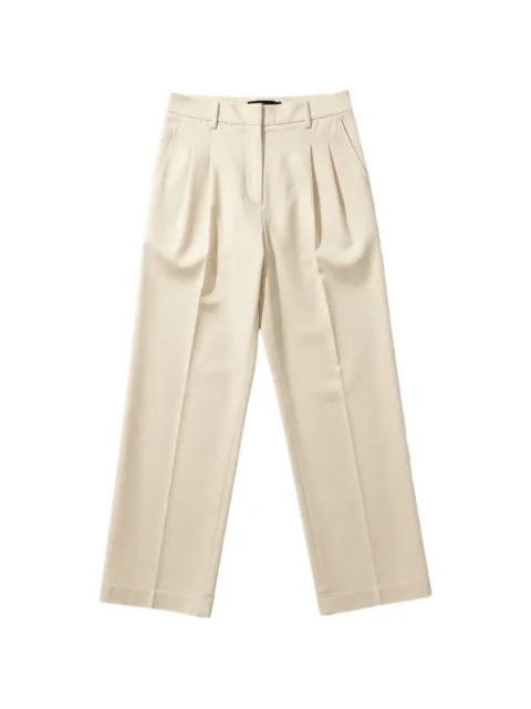Cellar Door pleated-detail straight-leg trousers