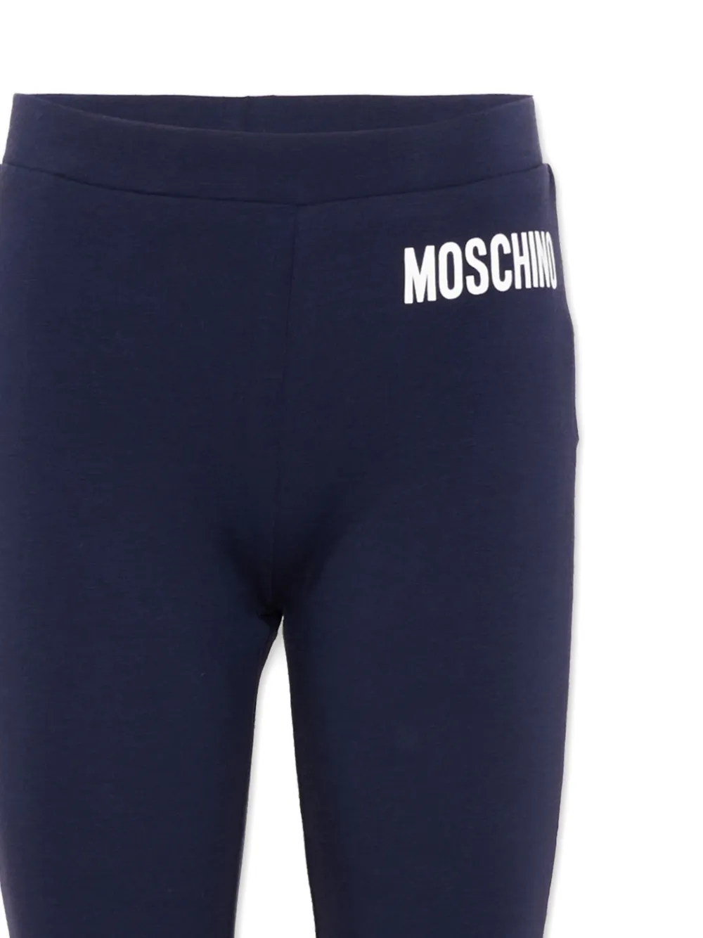 Moschino Kids Flared trainingsbroek Blauw
